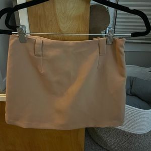 Abercrombie Tan Mini Skirt